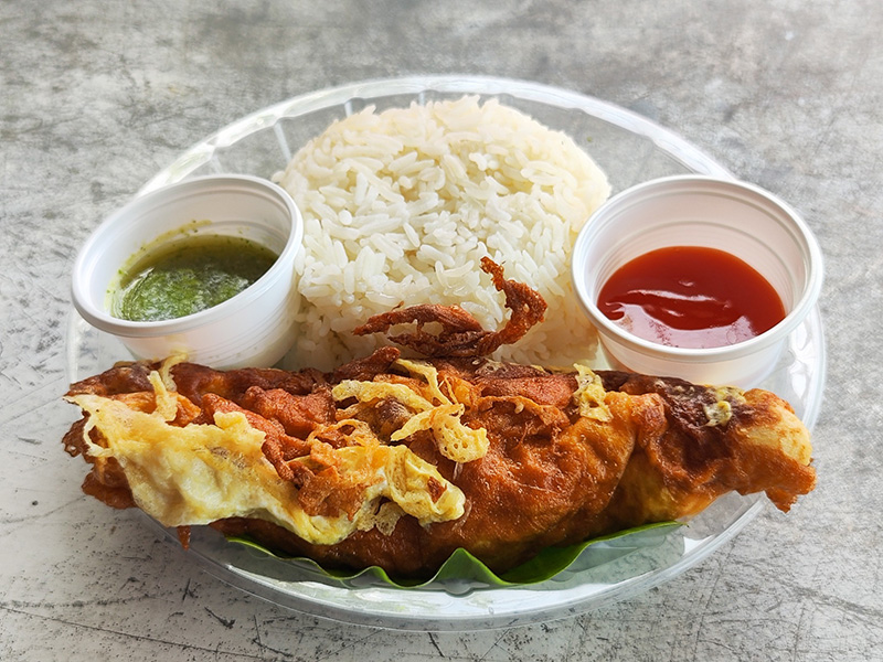 ร้านเมนูไข่เจียวปู เหลาริมทาง วัดบางปิ้ง