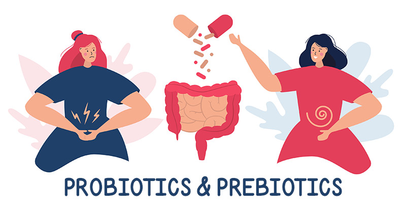 โพรไบโอติกและพรีไบโอติก