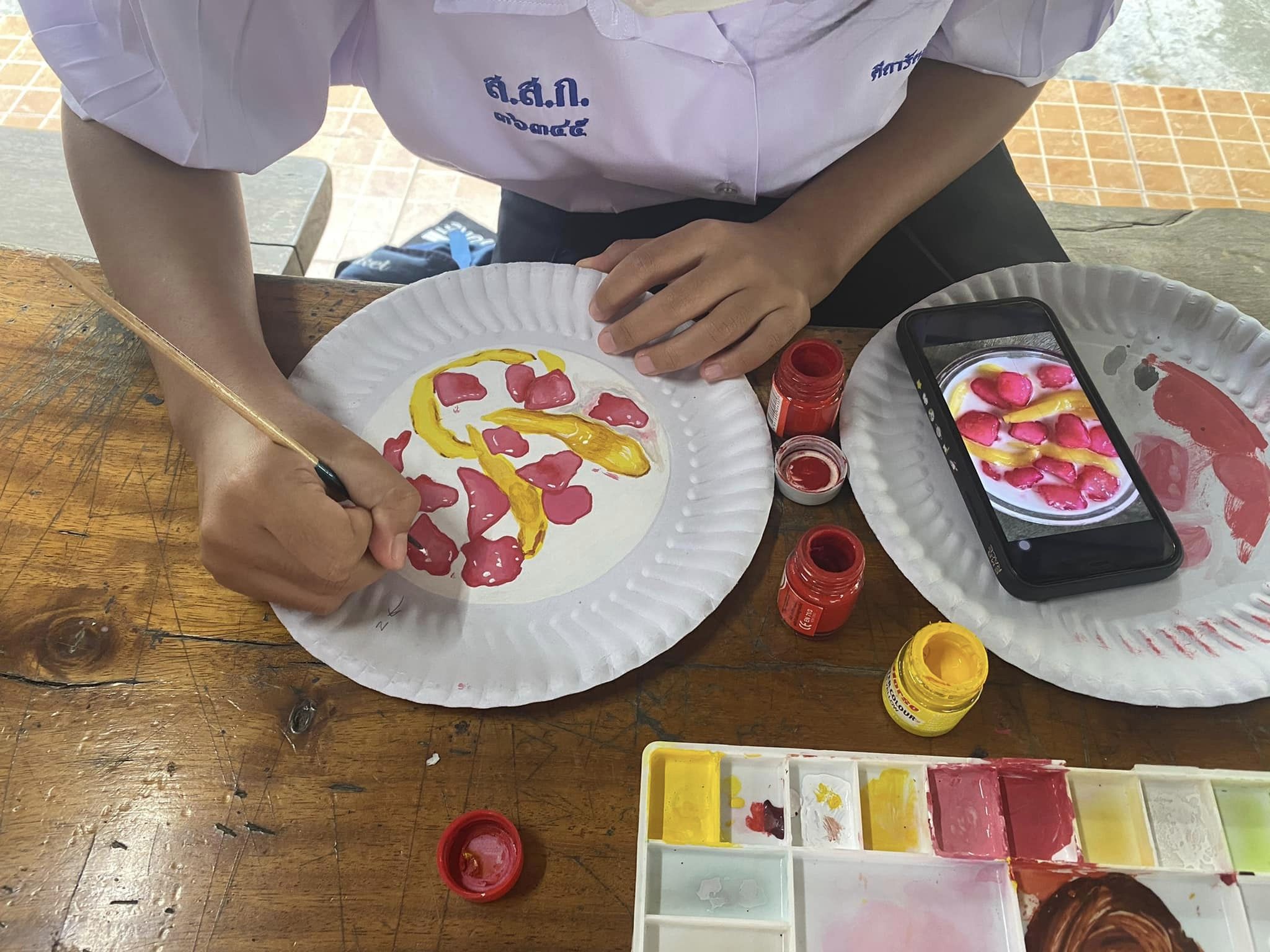 ระบายสีอาหาร