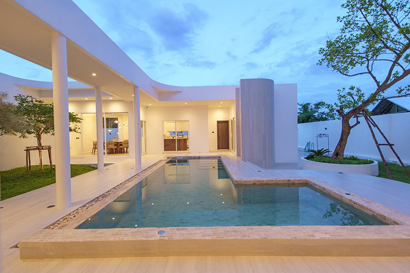 แบบบ้านโมเดิร์น ดีไซน์มินิมอลสี