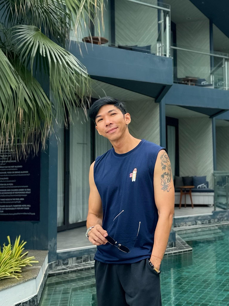 ภาพปัจจุบัน กอล์ฟ กัญจน์ ภักดีวิจิตร นักปิ้งไก่ในตำนาน 