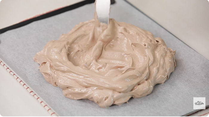 ครันชี่ช็อกโกแลตพัฟโลวา เค้กช็อกโกแลต สูตรขนม