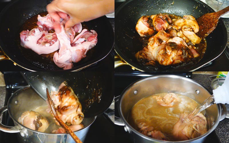 ขาหมู สูตรพะโล้ วิธีทำข้าวขาหมูง่าย ๆ อาหารจานเดียวเมนูอร่อย