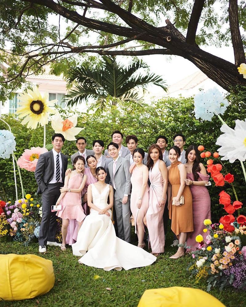 นาย ณภัทร ไปงานแต่งงาน ลุคเพื่อนเจ้าบ่าว เจอแซวสนั่น 