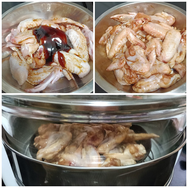 ปีกไก่อบน้ำผึ้ง เมนูหม้ออบลมร้อน เมนูไก่ สูตรอาหาร