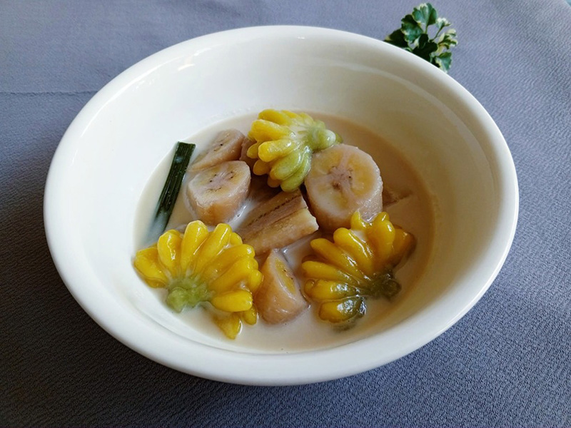 บัวลอยกล้วยบวชชี สูตรขนมกะทิ บัวลอย กล้วยบวชชี สูตรขนม ขนมไทย