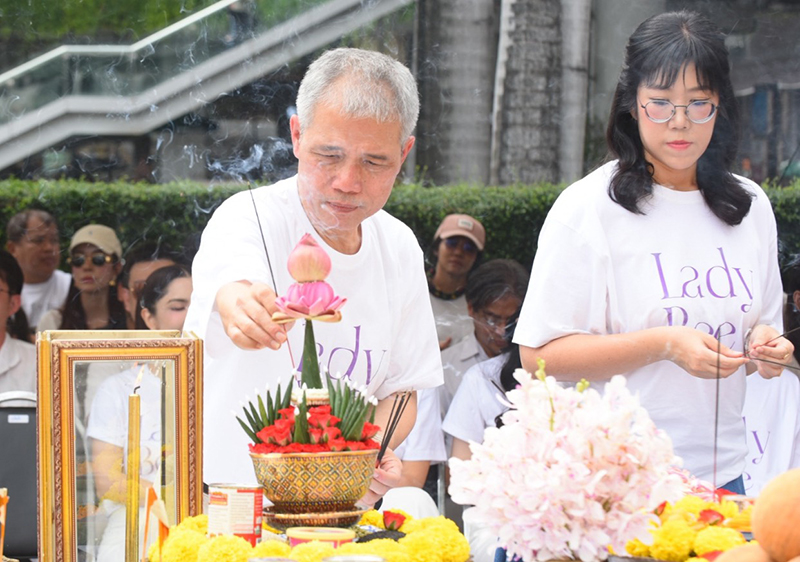 Lady Bee คุณบุญเลื่อง จันดารา อิงฟ้า วราหะ หนังไทย ภาพงานบวงสรวง