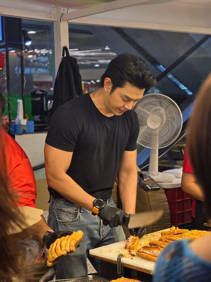 อาร์ต พศุตม์ เปิดภาพทำหมูกรอบวันแรก