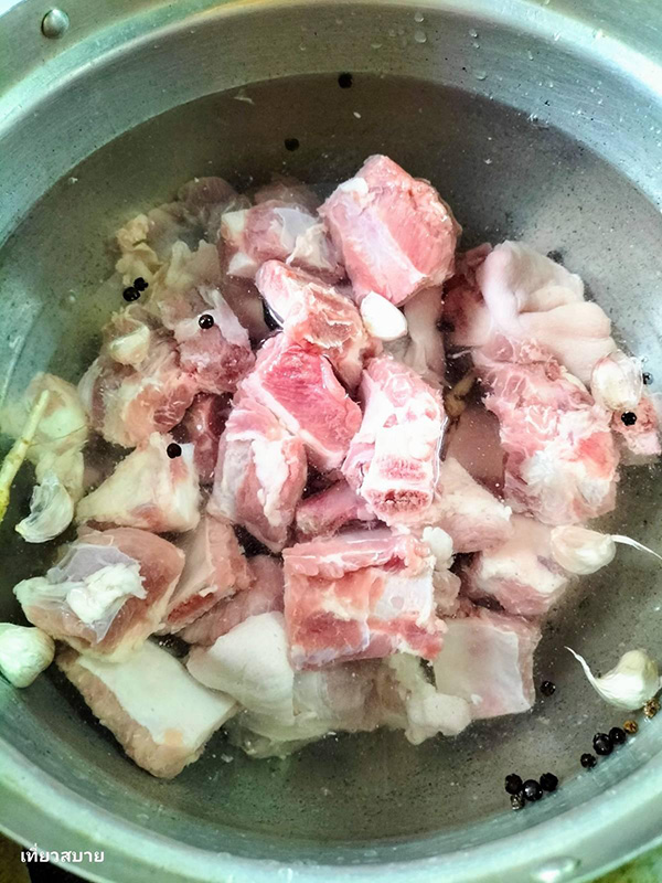 ซี่โครงหมูตุ๋นยาจีน เมนูตุ๋น เมนูหมู สูตรอาหาร