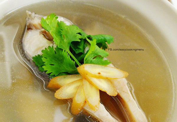 ปลานิลต้มกระชาย