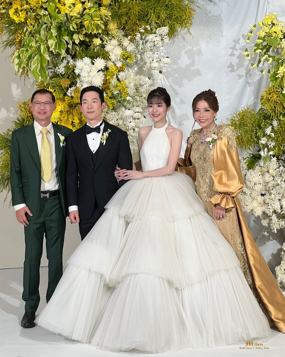 บรรยากาศงานแต่ง น้ำ กัญญ์กุลณัช วิวาห์หวาน ชุดเจ้าสาวอลัง