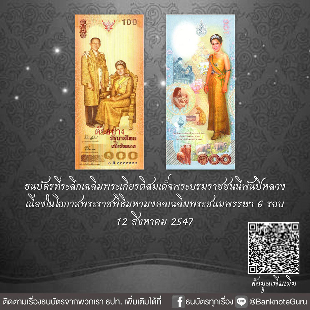 ธนบัตรที่ระลึกพระพันปีหลวง