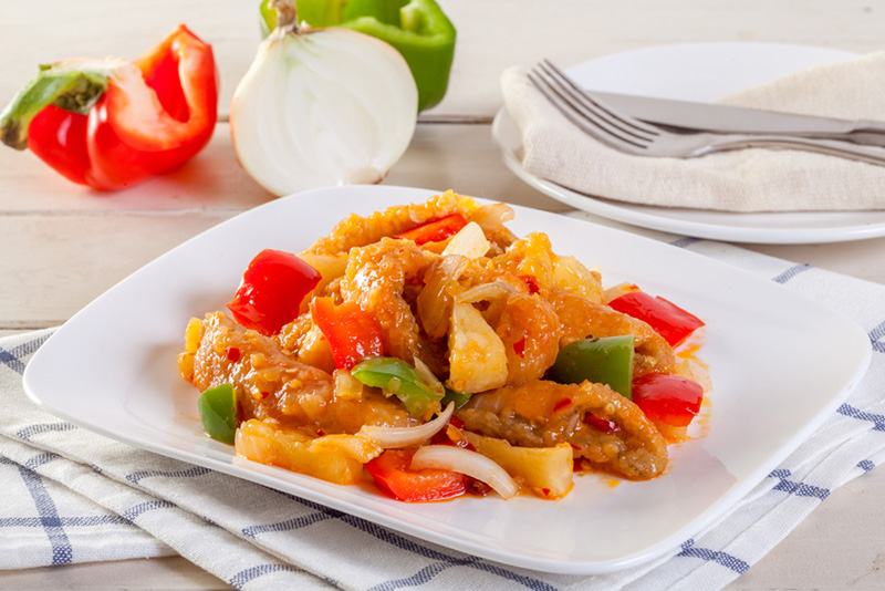 ผัดเปรี้ยวหวานปลา