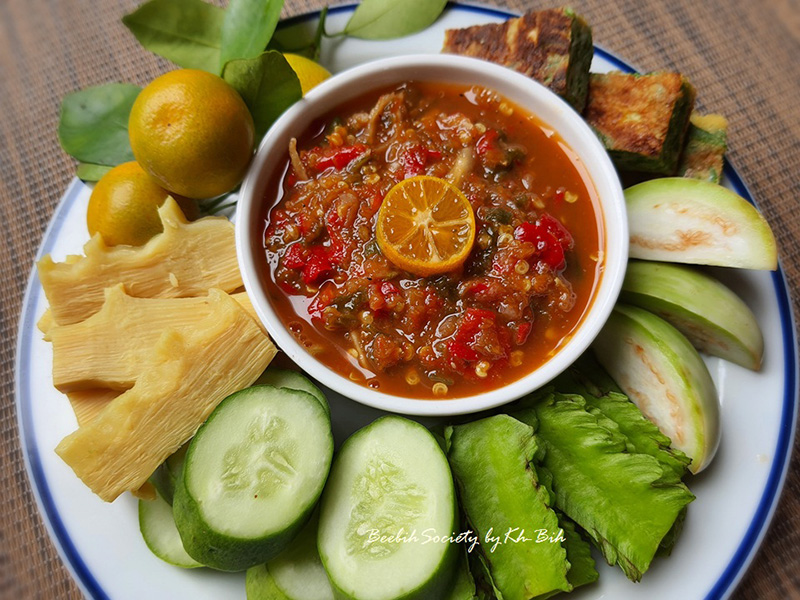 สูตรน้ำพริกกะปิ เมนูน้ำพริกกะปิ อาหารไทย สูตรอาหาร