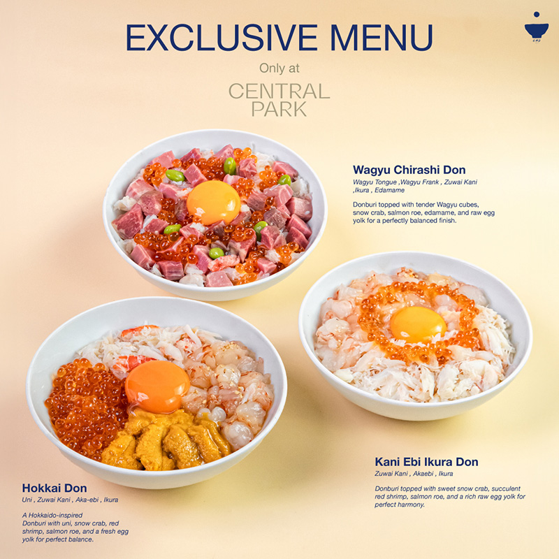 ร้านอาหาร Central Park Omakasedon