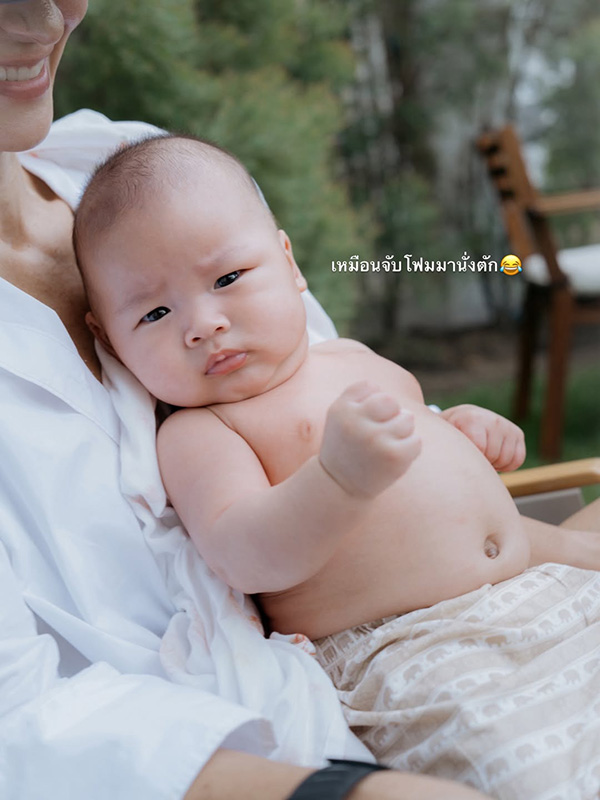 น้องพบรัก เจมส์ จิรายุ  วัย 3 เดือน