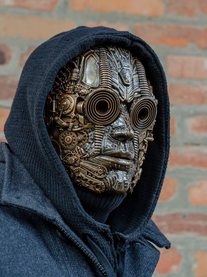 ศิลปินยูเครน หน้ากากสตีมพังค์