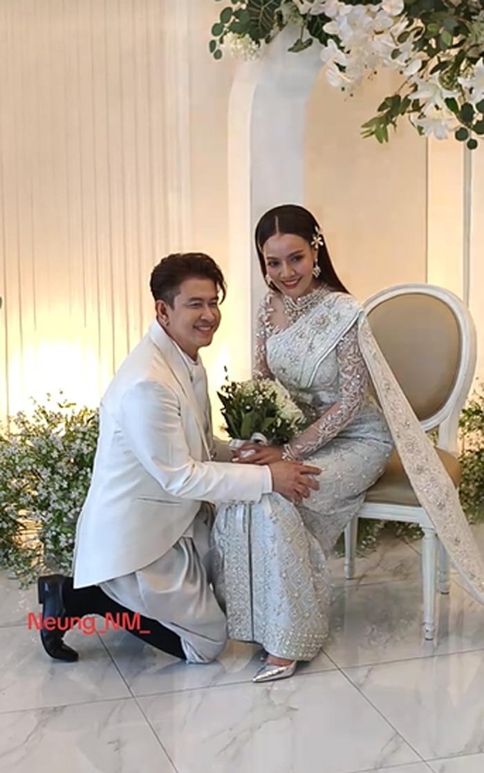 แจ๊ค ธนพล เอม รมิดา เข้าพิธีแต่งงาน