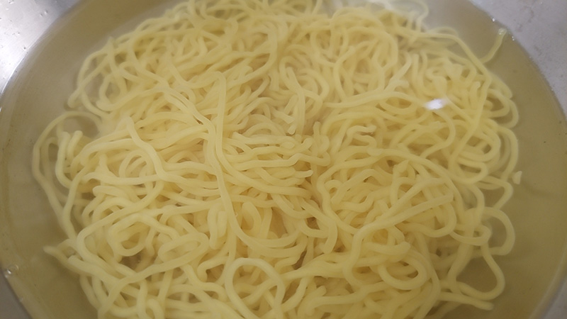 บะหมี่เย็นน้ำลำไย เมนูเส้น บะหมี่ อาหารฟิวชั่น สูตรอาหาร