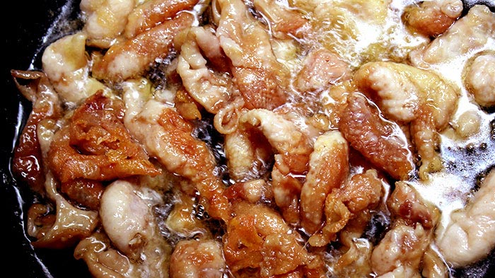 กากไก่ทอดกรอบ
