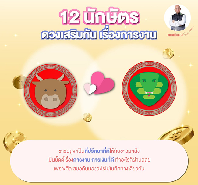 ซินแสเป็นหนึ่ง ดูดวงการงาน