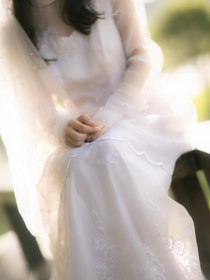 น้ำหวาน กรรณาภรณ์ เอาชุดแต่งงานแม่มาถ่ายการ์ดงานแต่ง 