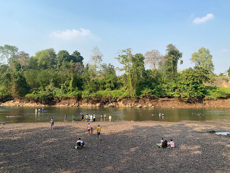 ท่าน้ำวัดปรังกาสี ทองผาภูมิ