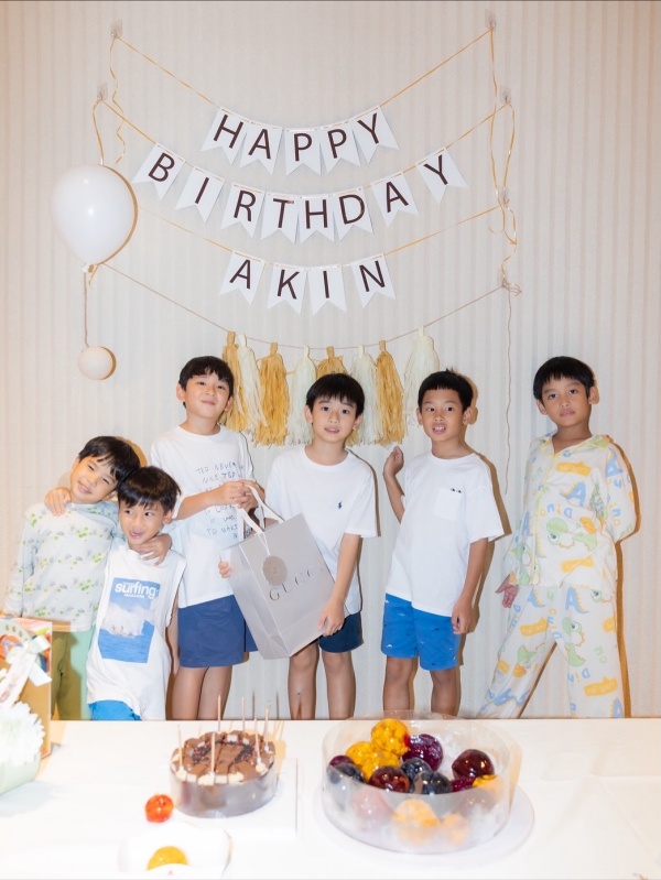  เนย โชติกา จัดปาร์ตี้วันเกิดให้ น้องอคิณ ลูกชายวัย 8 ขวบ 