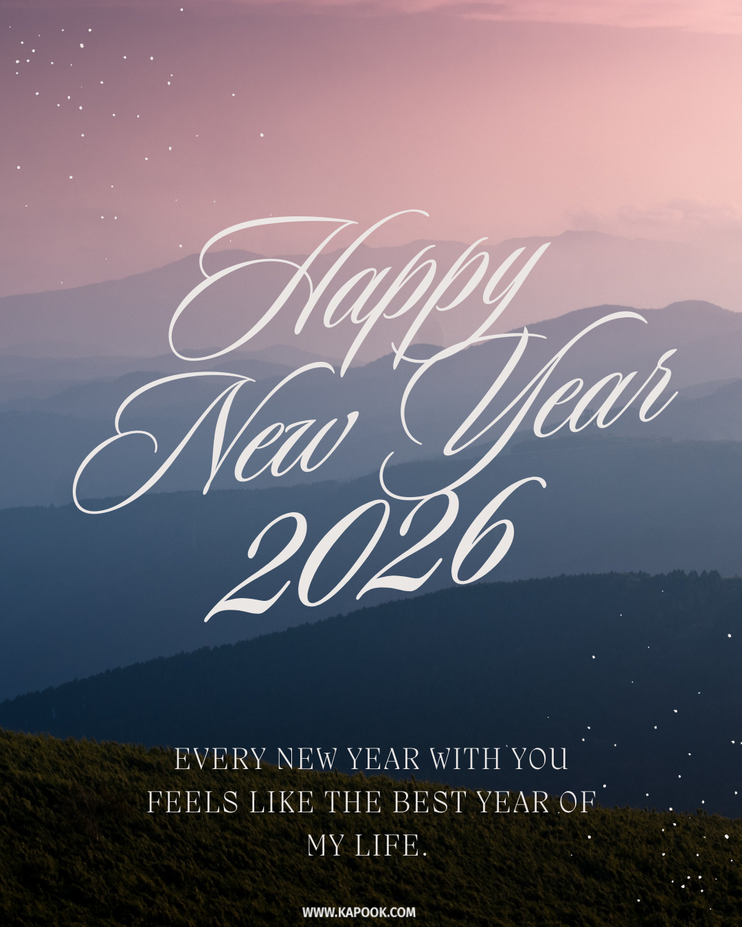 คำอวยพรปีใหม่ 2026 ภาษาอังกฤษ