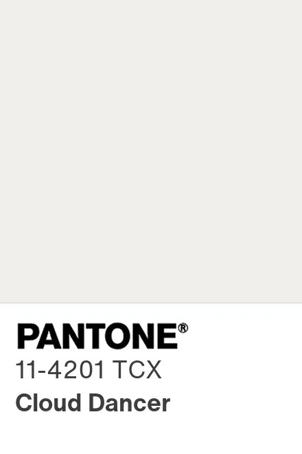 Cloud Dancer  สีแห่งปี 2026 ของ Pantone