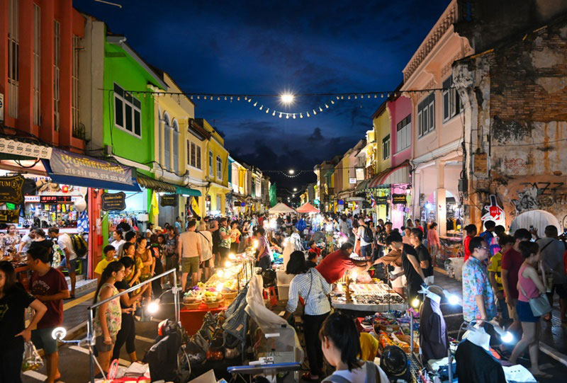 ตลาดคนเดิน จ.ภูเก็ต