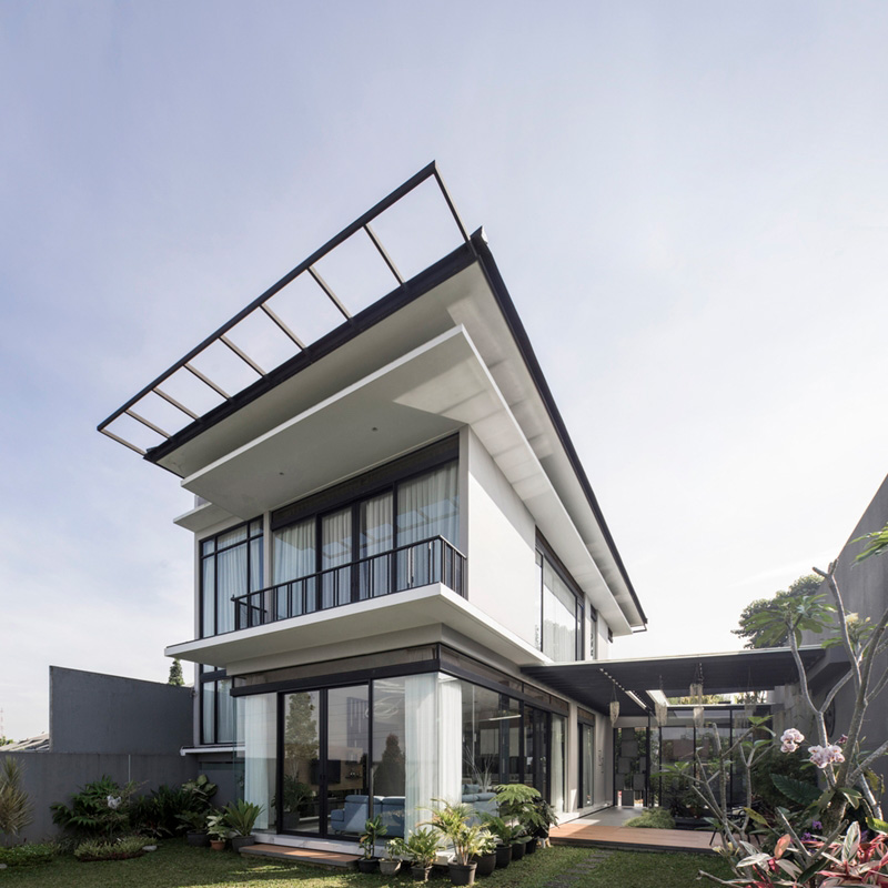แบบบ้านสองชั้น โมเดิร์น