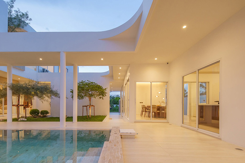 แบบบ้านโมเดิร์น ดีไซน์มินิมอลสี
