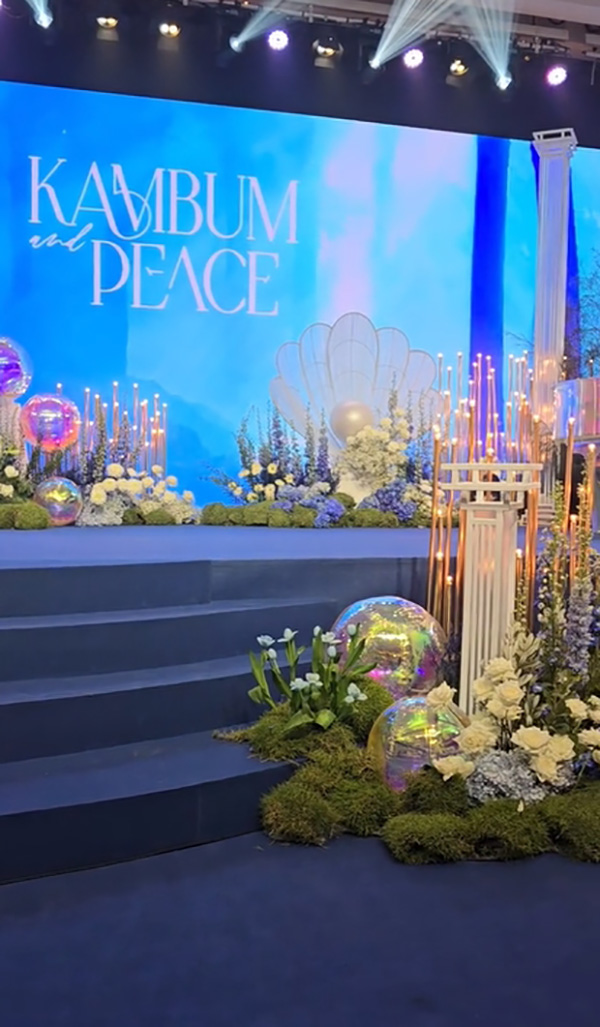 ภาพบรรยากาศ งานฉลองสมรสแก้มบุ๋ม พี่พีท 