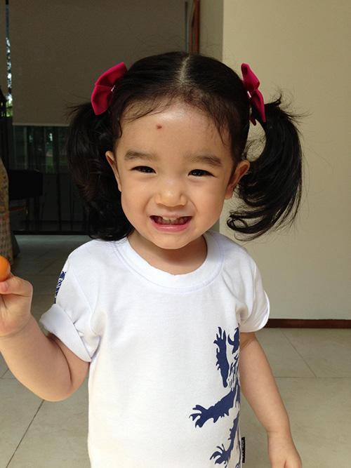 น้องณดา พัฒนาการความสวย