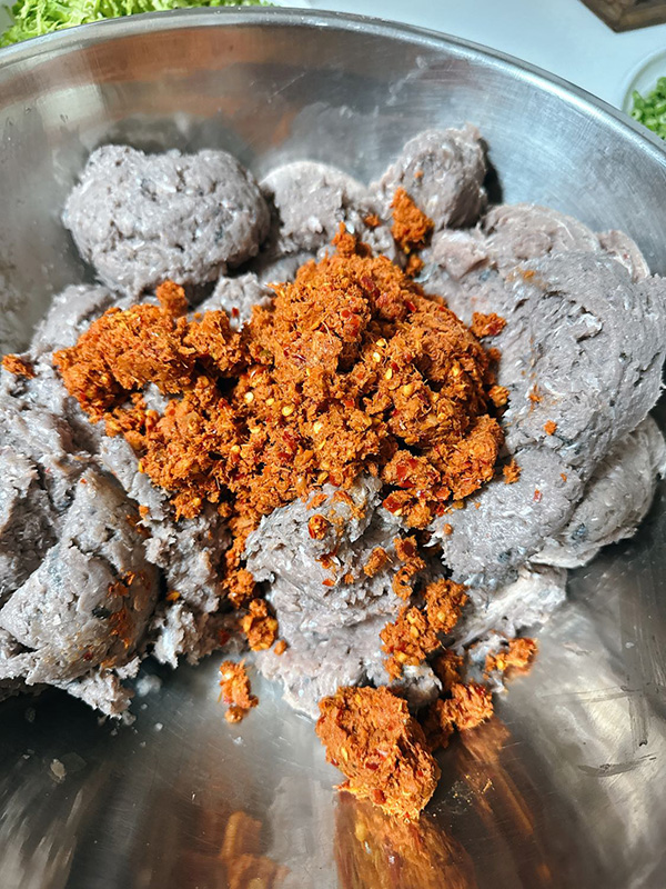 ปลาเห็ด ทอดมันปลา Thai fish cake เมนูอาหารไทย สูตรอาหารไทย