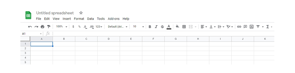 วิธีใช้ google Sheets