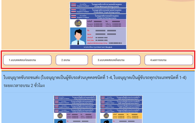 อบรมใบขับขี่ออนไลน์ 2568