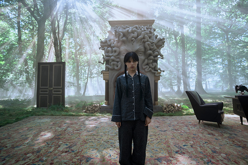 ภาพ Wednesday Addams จากซีรีส์ Wednesday ซีซั่น 2 ภาค 2