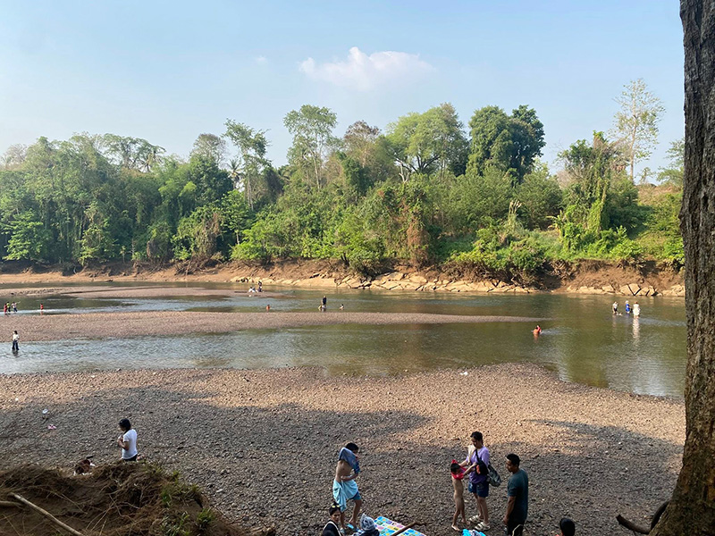 ท่าน้ำวัดปรังกาสี ทองผาภูมิ