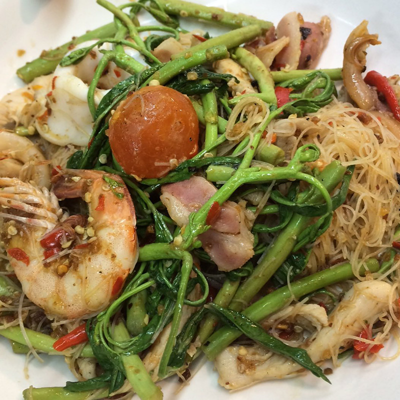 ร้านหมี่ผัดกระเฉด