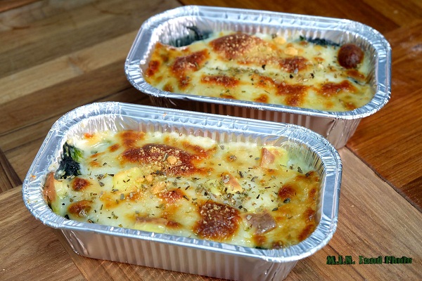 ผักโขมอบชีส