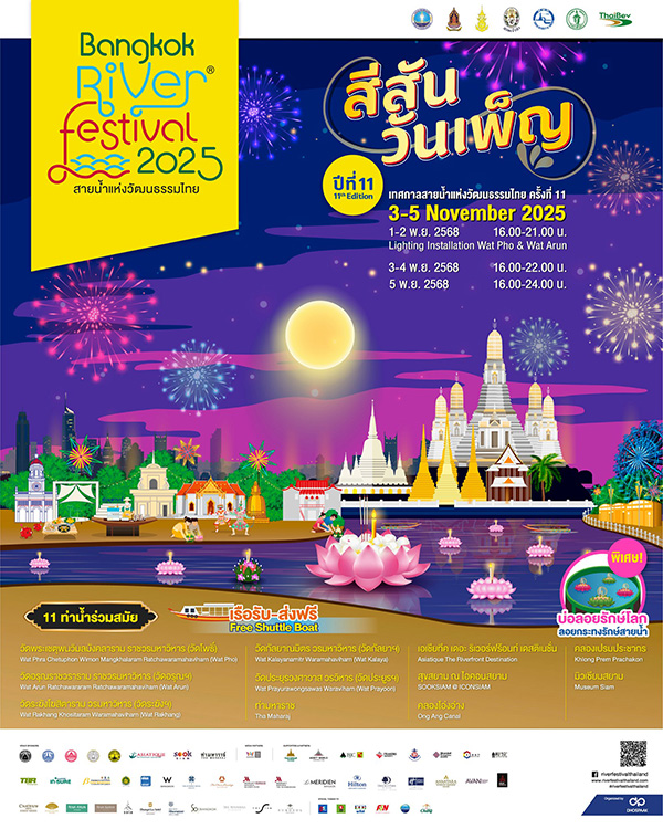 ลอยกระทง 2568 River Festival Thailand