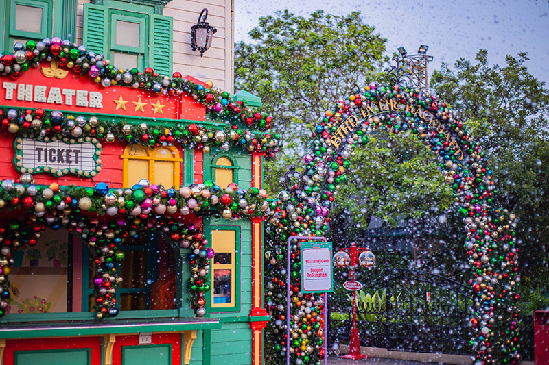 พิกัดถ่ายรูปหิมะตกในไทย Chocolate Ville