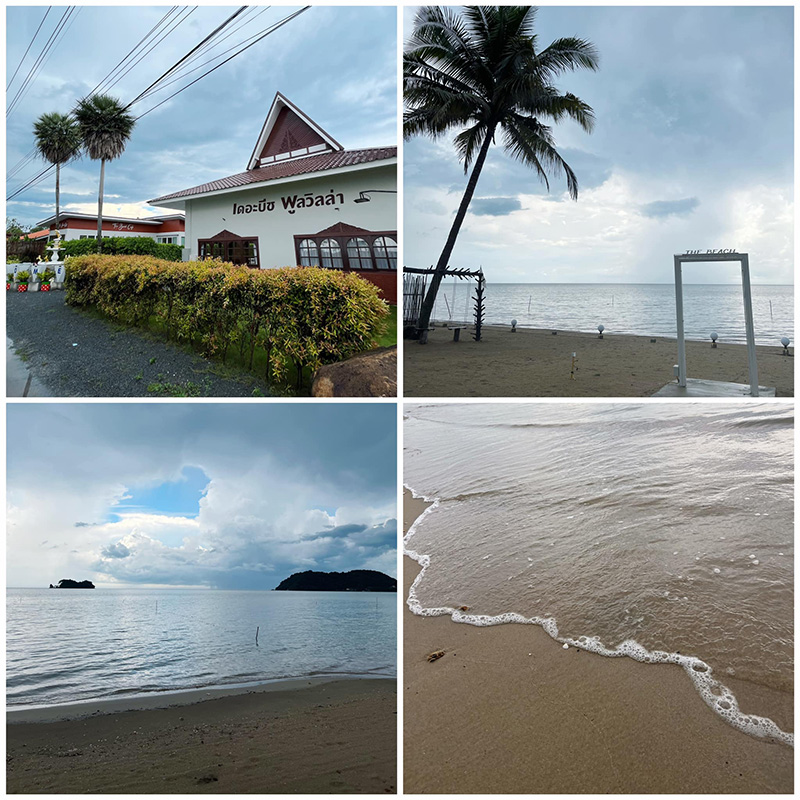 The Beach Pool Villa & Cafe ที่พักหาดแหลมสิงห์