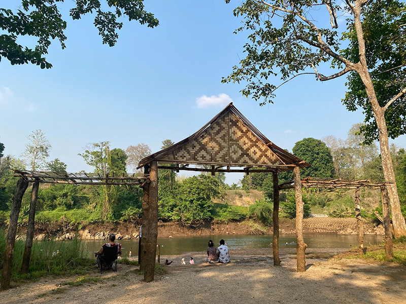 ท่าน้ำวัดปรังกาสี ทองผาภูมิ