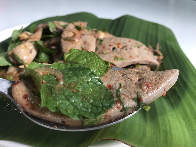 เมนูตับหมู