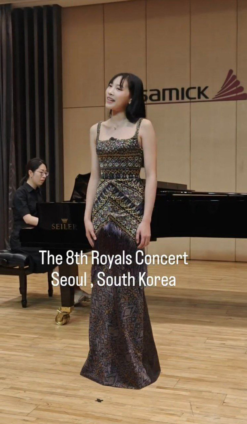 น้องแพรว ลูกสาว ตุ๊ก บ๊วย โชว์สกิลร้องโอเปร่า