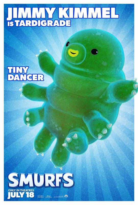 โปสเตอร์หนัง Smurfs ตัวละครหลักใน Smurfs 2025