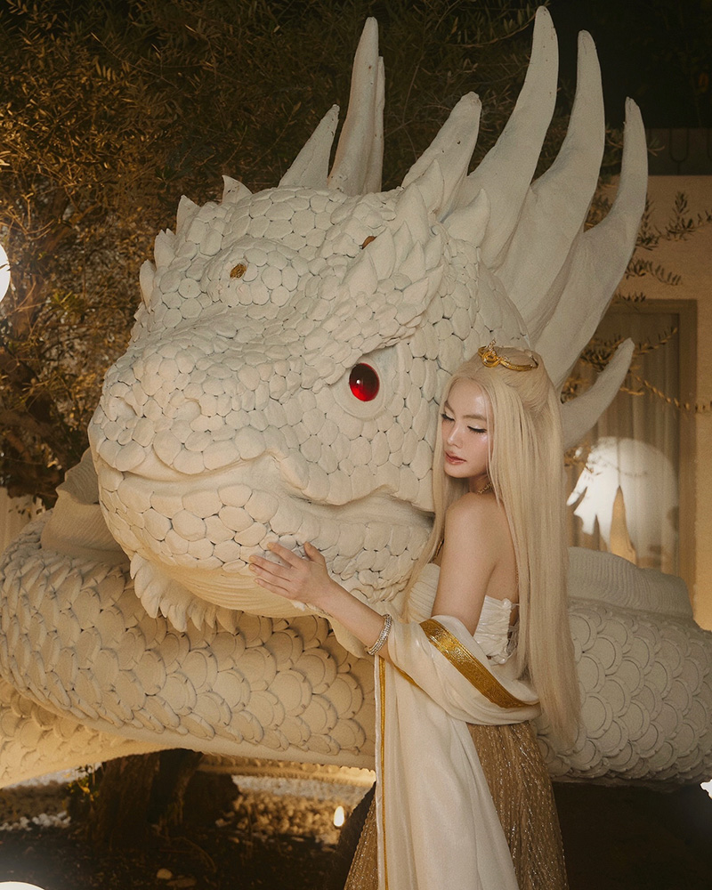 ส่องชัด รูปปั้นองค์พญานาค ที่บ้านใหม่ เจนี่